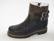BOTTINE Innen-RV Syn W black crack+suede